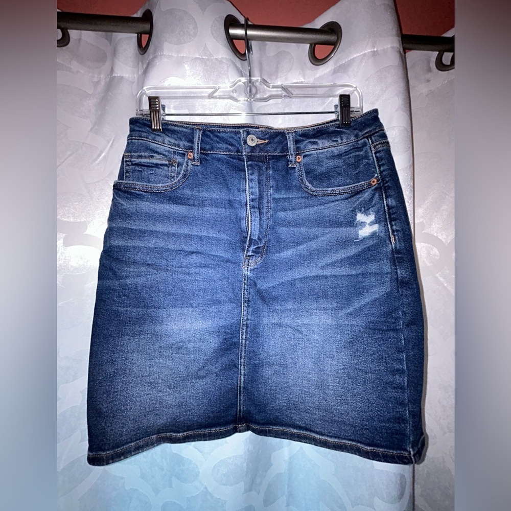 American Eagle Women's Denim Mom Skirt